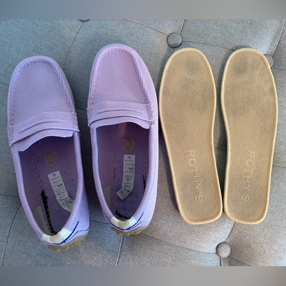 Rothy’s Lavender women’s “The driver” Loafers size 8 (fits like 7.5) - Picture 5 of 6
